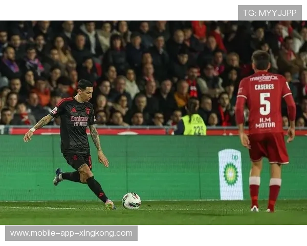 本菲卡反击展开，迪马利亚直插防线